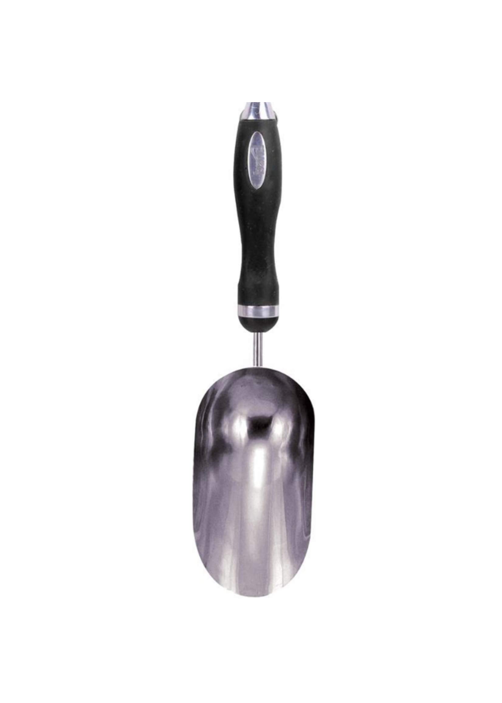 Bond Bond Steel Hand Scoop Poly Handle - Black