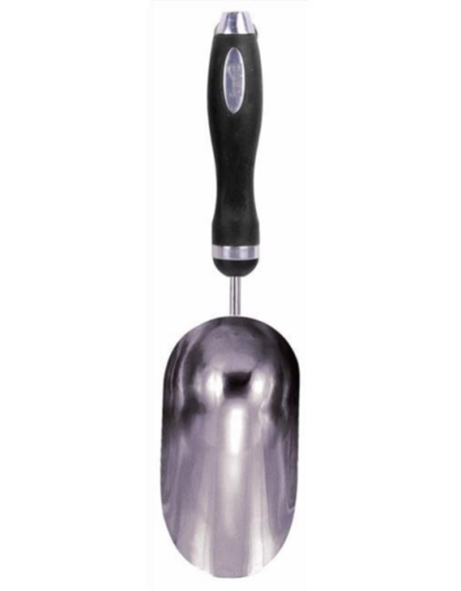 Bond Bond Steel Hand Scoop Poly Handle - Black