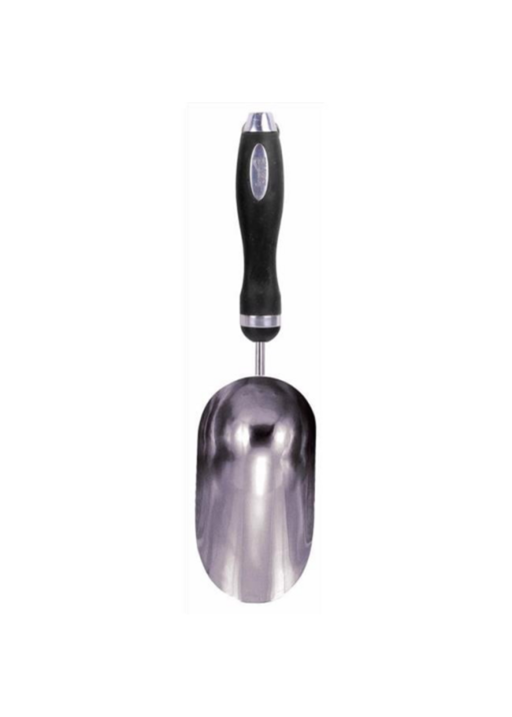 Bond Bond Steel Hand Scoop Poly Handle - Black