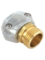 Gilmour Gilmour Heavy Duty Clamp Repair 5/8in  3/4in Metal End Hose Coupling Male