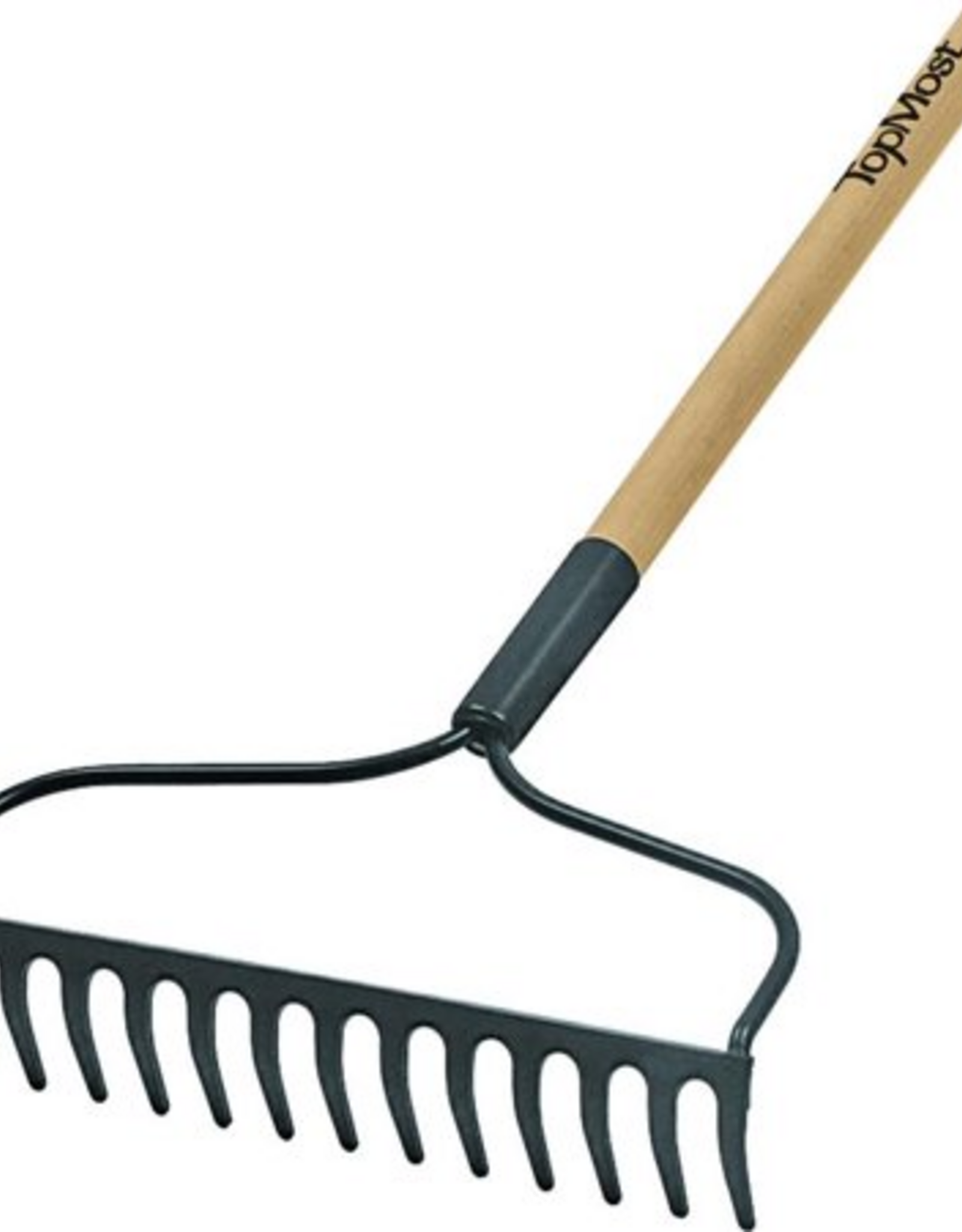 Landscapers Select R14AL Bow Rake, 13.5 in W Head, 14 -Tine, Steel Tine, 48 in L Handle