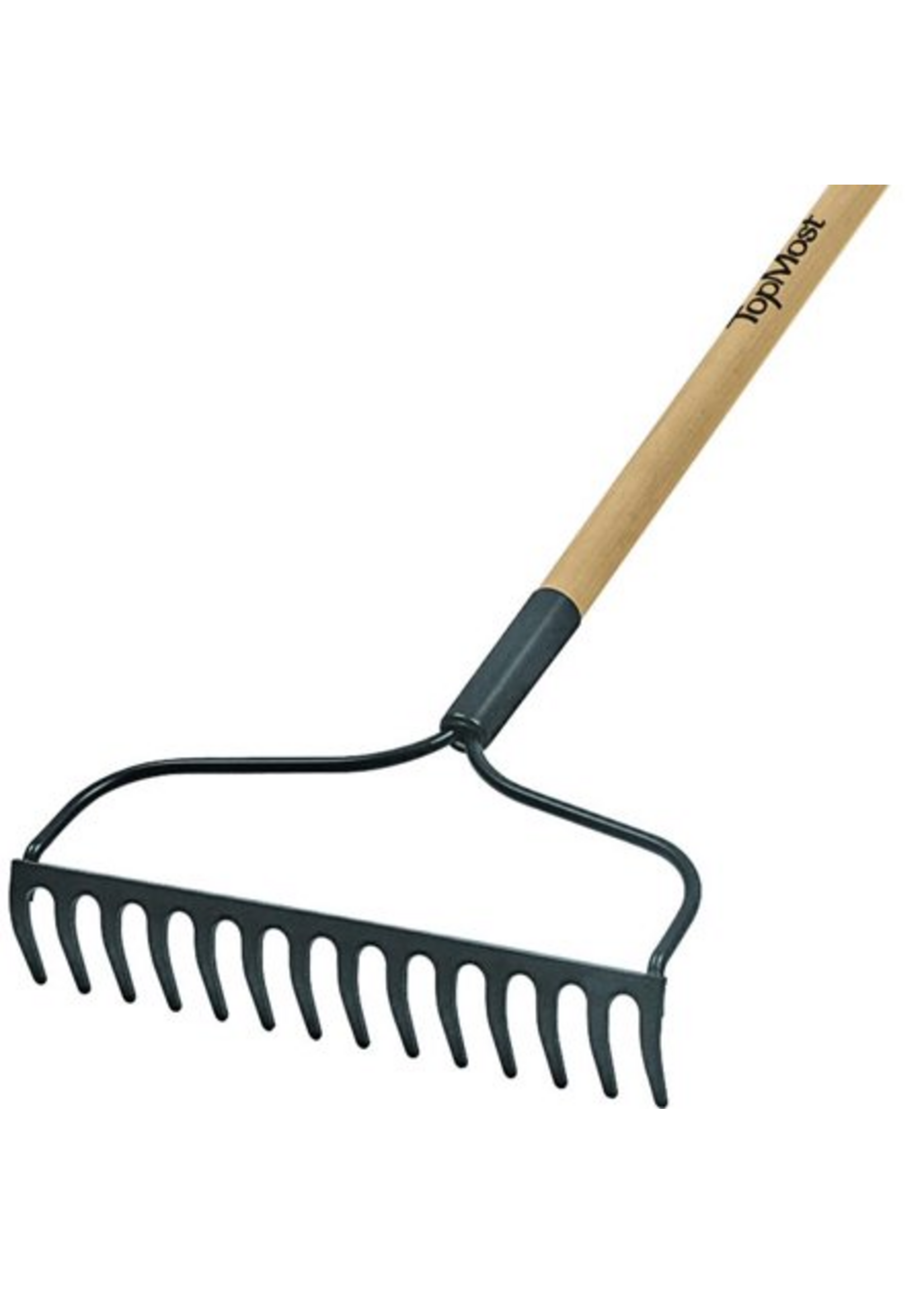 Landscapers Select Landscapers Select Bow Rake, 13.5 in W Head, 14 -Tine, Steel Tine, 48 in L Handle
