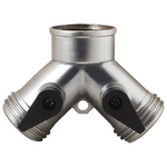 Melnor Melnor 2-Way Hose Metal Shut Off Valve