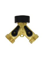 Gilmour Gilmour Two-Way Connector Brass Bronze