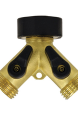 Gilmour Gilmour Two-Way Connector Brass Bronze
