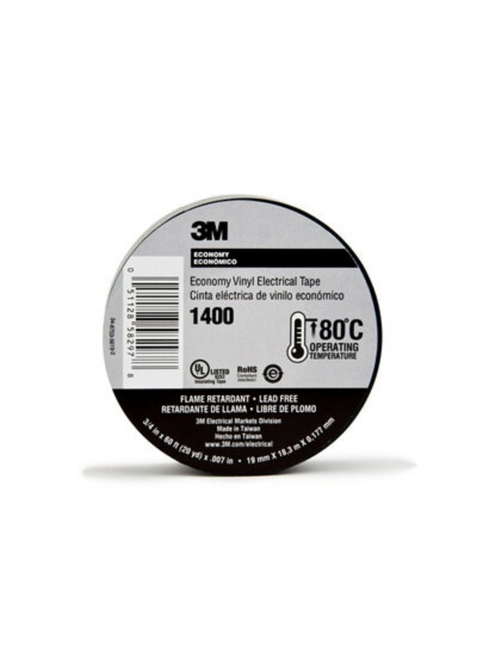 3M 3M Vinyl Electrical Tape Black - 3/4 IN
