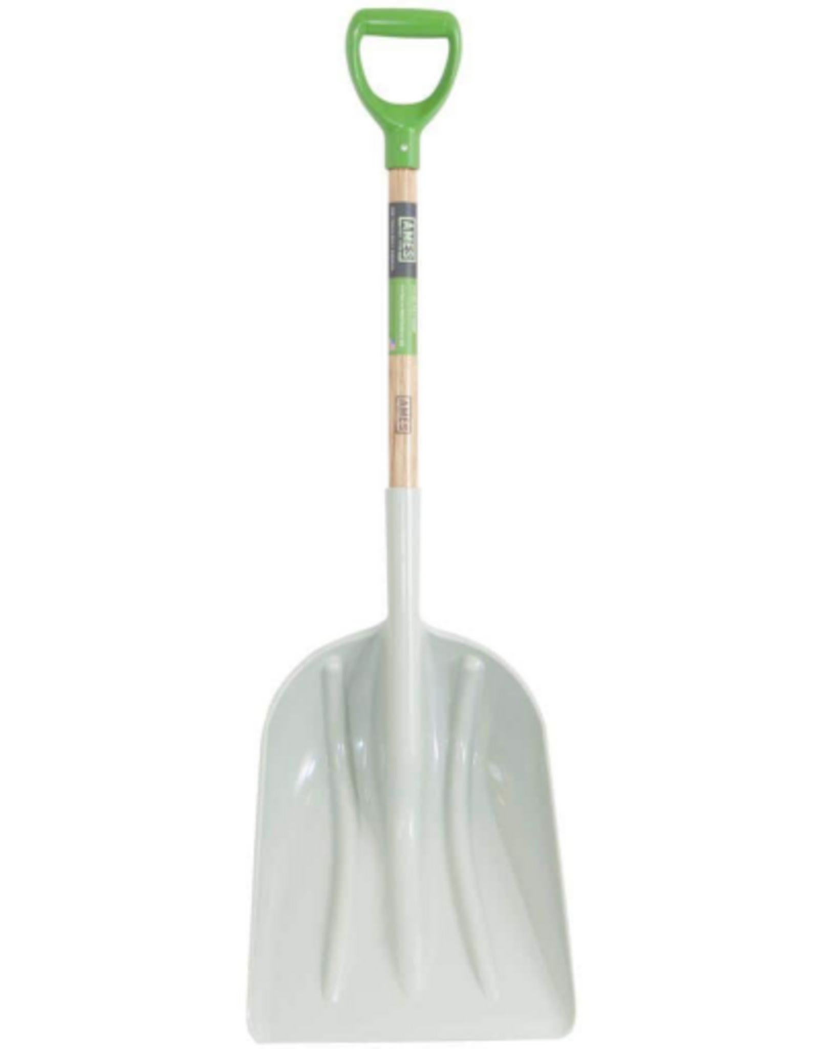 Ames Poly Shovel Wood - 14.5 in. W x 46.5 in. L