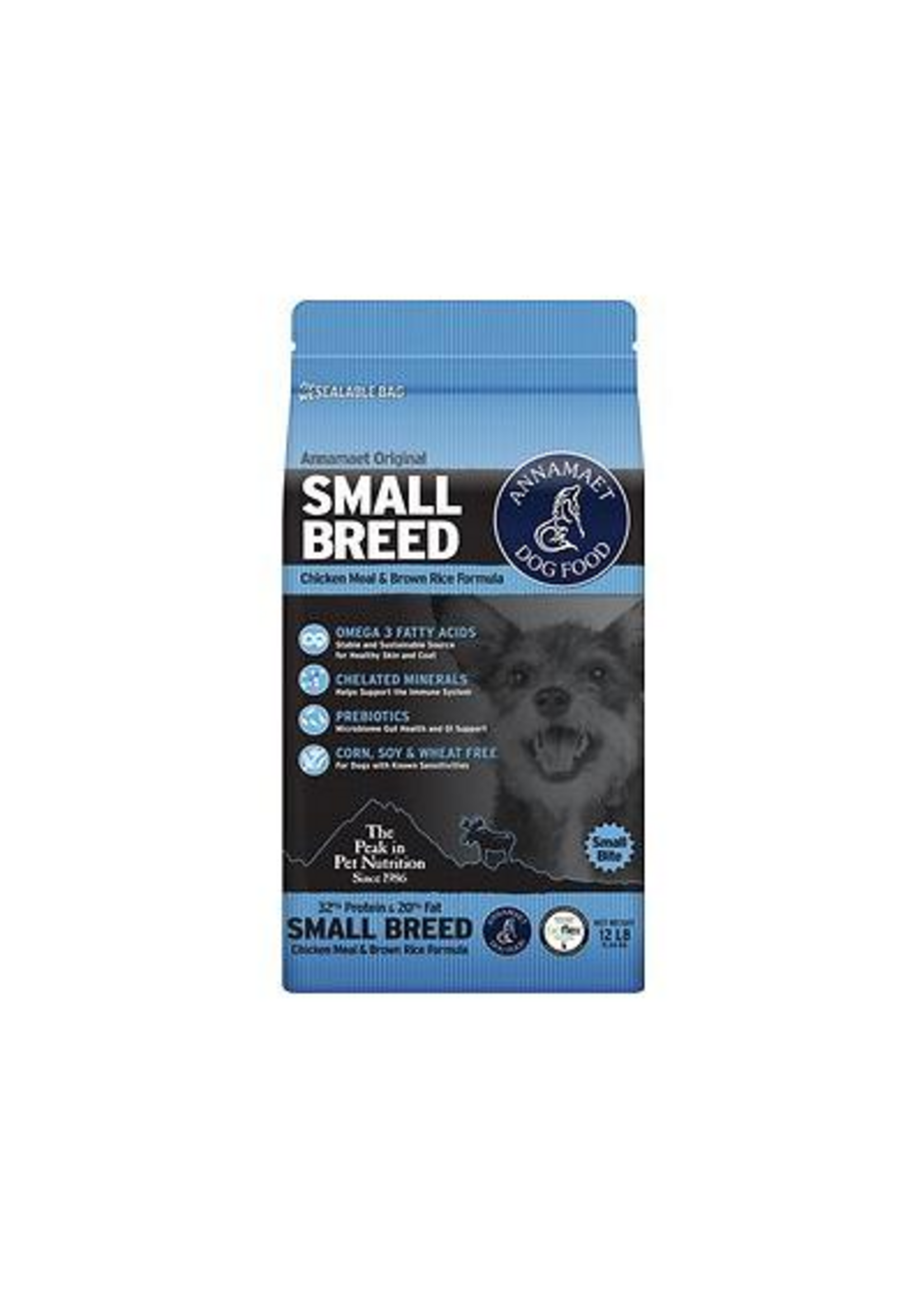Annamaet Annamaet Original Small Breed 32% Chicken & Brown Rice Dry Dog Food - 12 lb