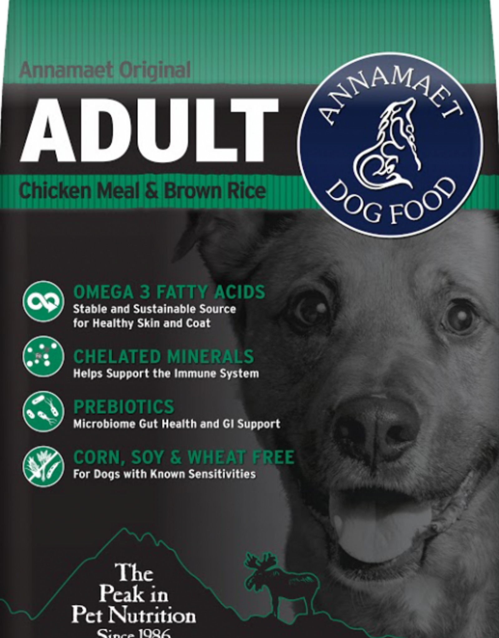 Annamaet Annamaet Original 23% Adult Chicken & Rice Dog Food - 25 lb