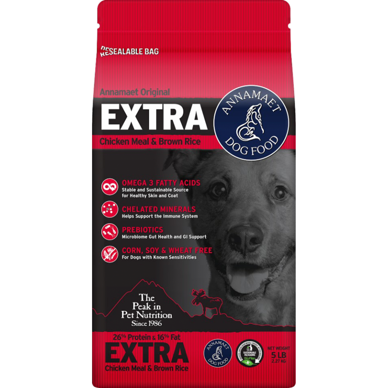 Annamaet Annamaet Original 26% Extra Dry Dog Food - 25 lb