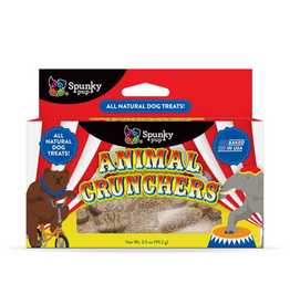 Spunky Pup Spunky Pup Animal Crunchers Dog Biscuit Treat Peanut Butter Flavor - 3.5 oz