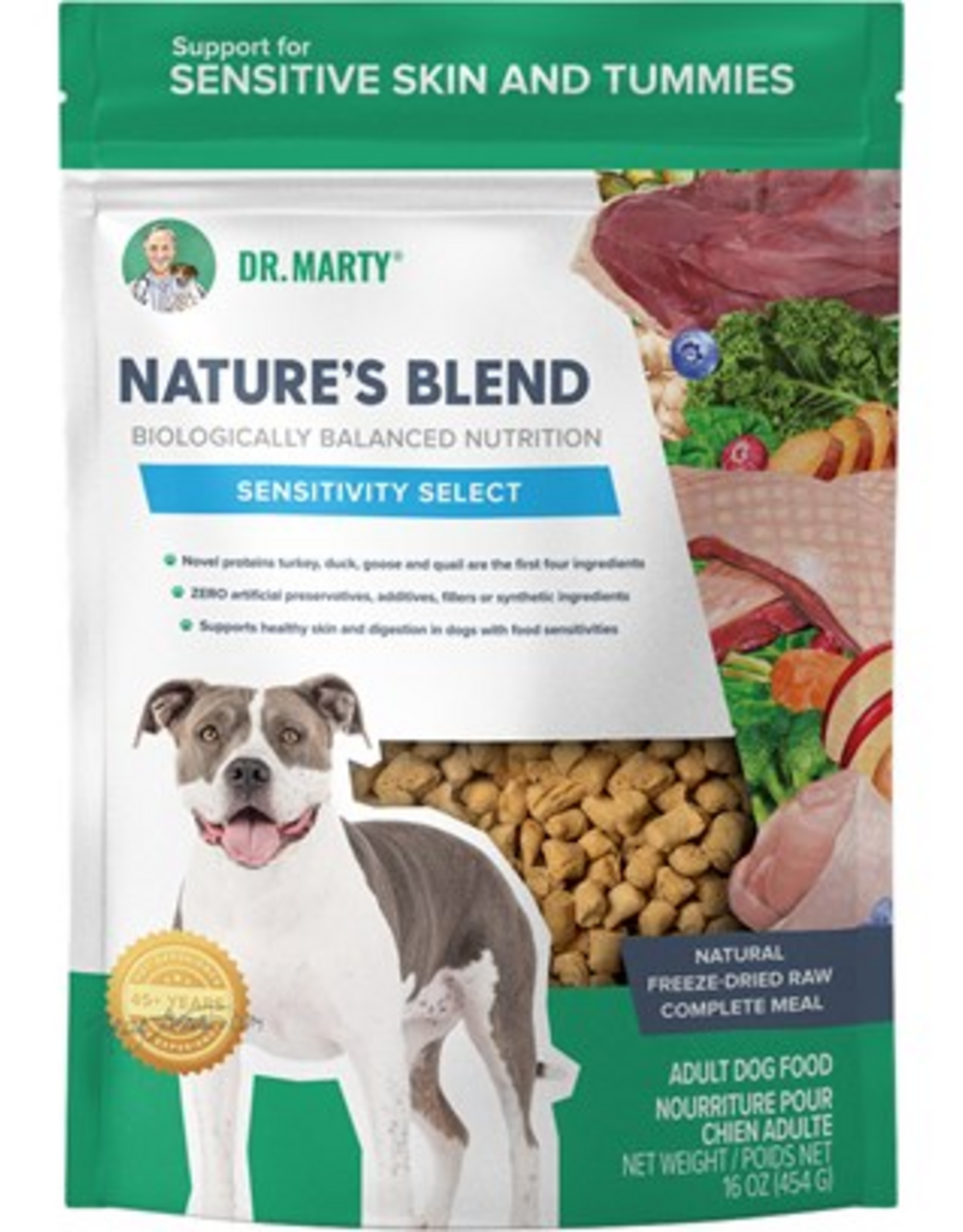 Dr. Marty Dr Marty Nature's Blend Sensitivity Select Freeze Dried Raw Dog Food - 6 oz