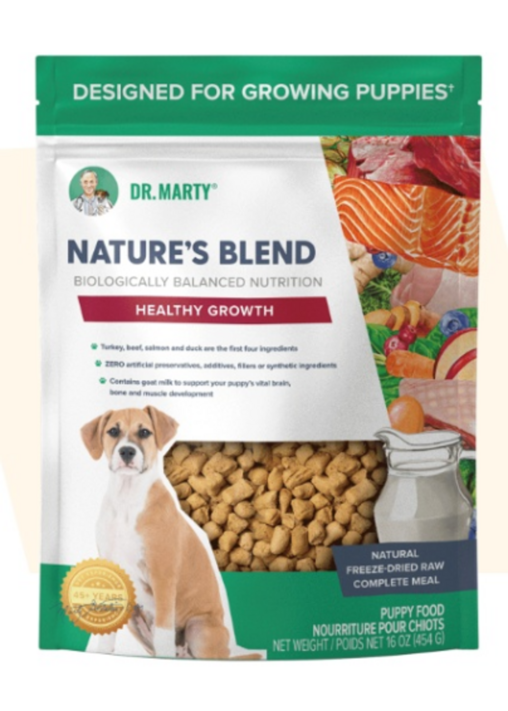 Dr. Marty Dr. Marty Nature's Blend Healthy Growth for Puppies Freeze Dried Raw Dog Food - 48 oz