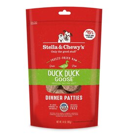 Stella & Chewy's Stella & Chewy's Dog Freeze Dried Duck Duck Goose Dinner Patties - 14 oz