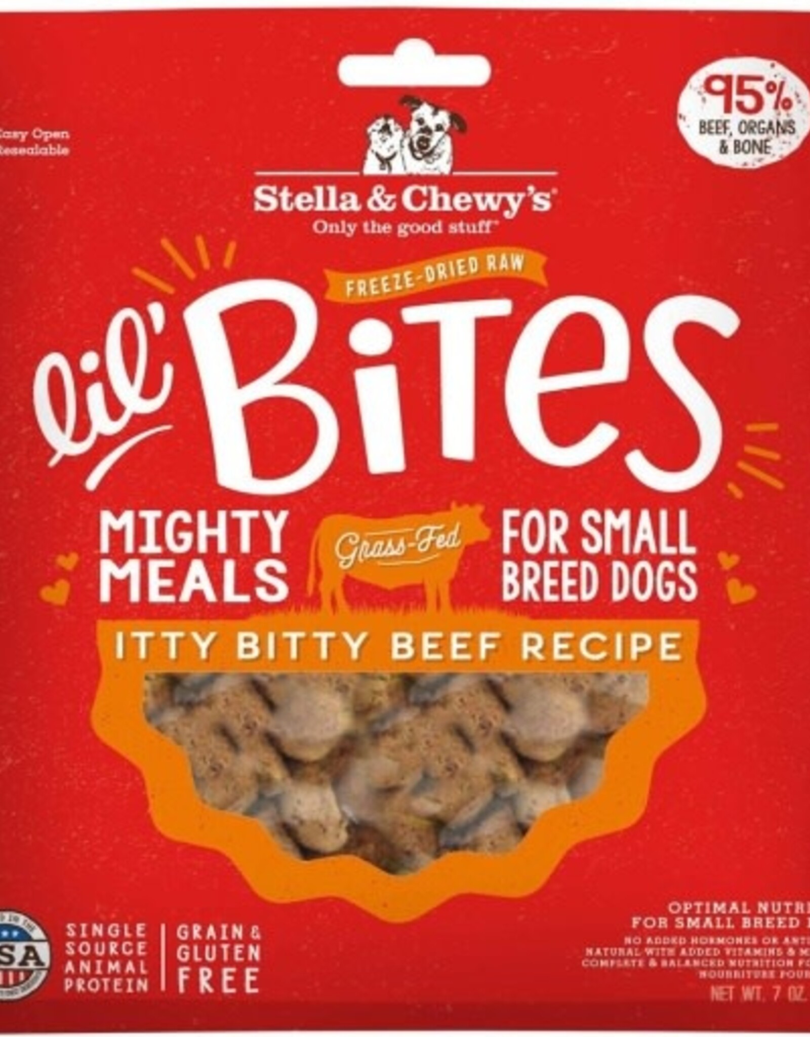 Stella & Chewy's Stella & Chewy's Dog Freeze Dried Lil' Bites Itty Bitty Beef Recipe - 7 oz