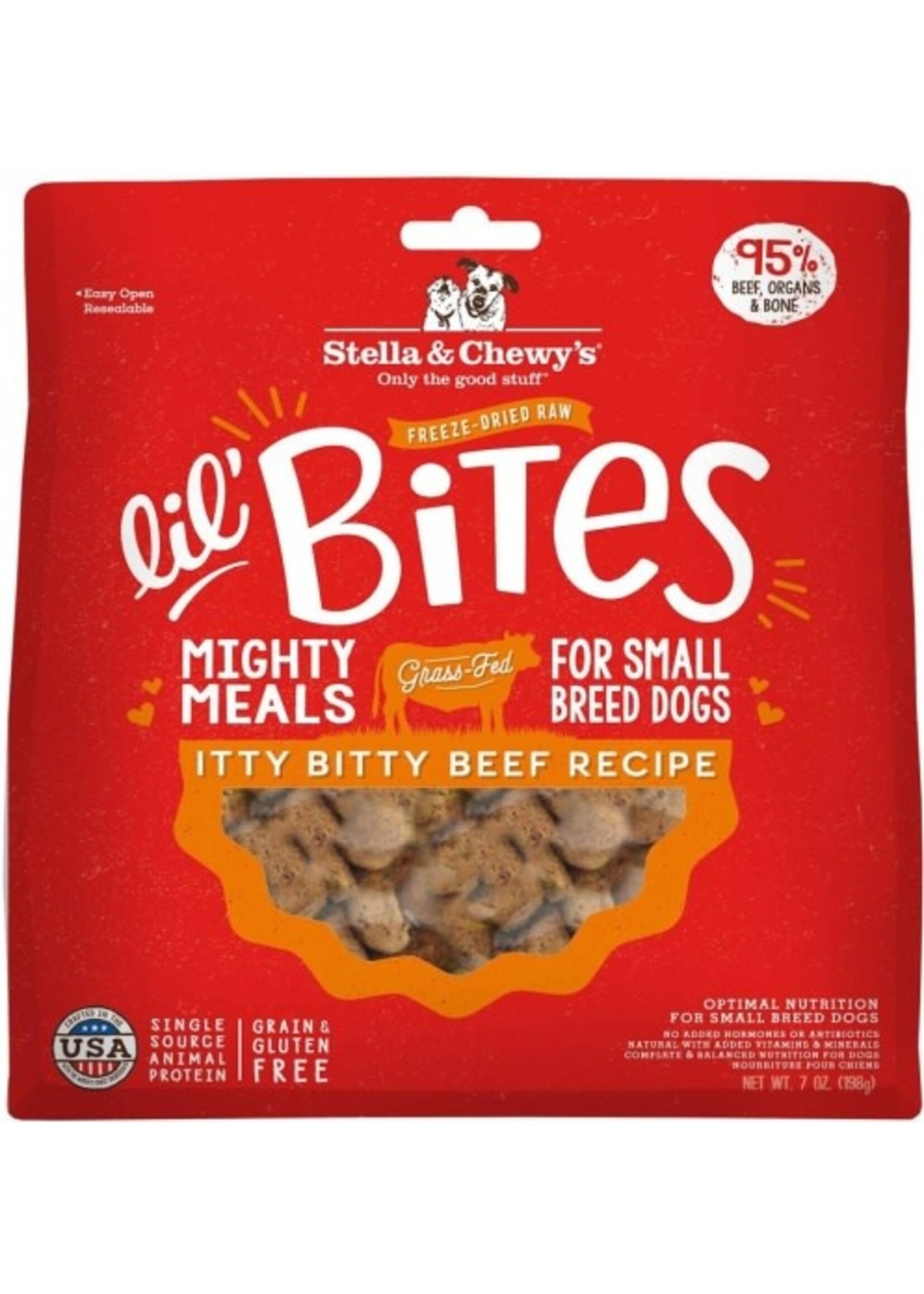 Stella & Chewy's Stella & Chewy's Dog Freeze Dried Lil' Bites Itty Bitty Beef Recipe - 7 oz