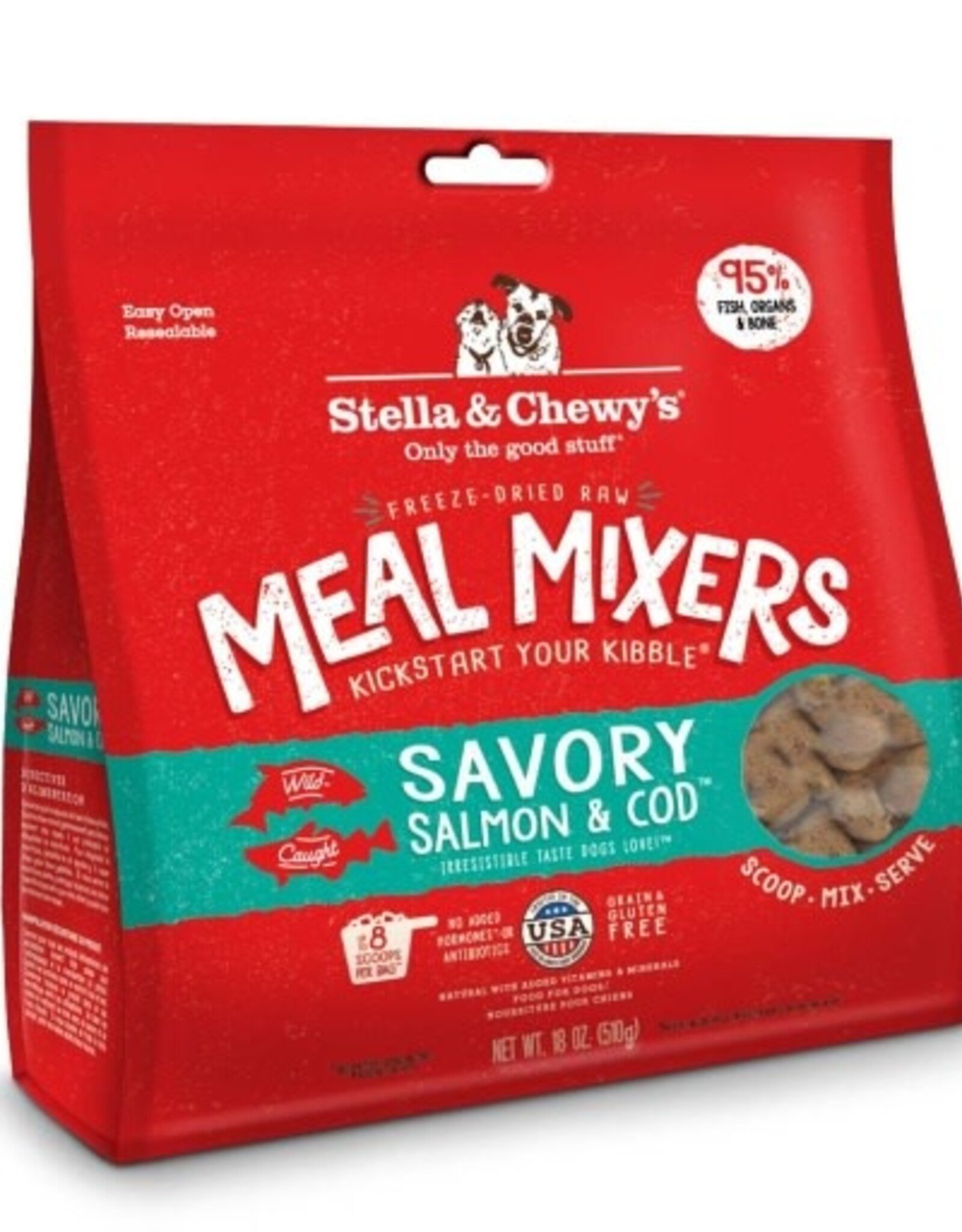 Stella & Chewy's Stella & Chewy's Dog Freeze Dried Salmon & Cod Meal Mixers - 18 oz