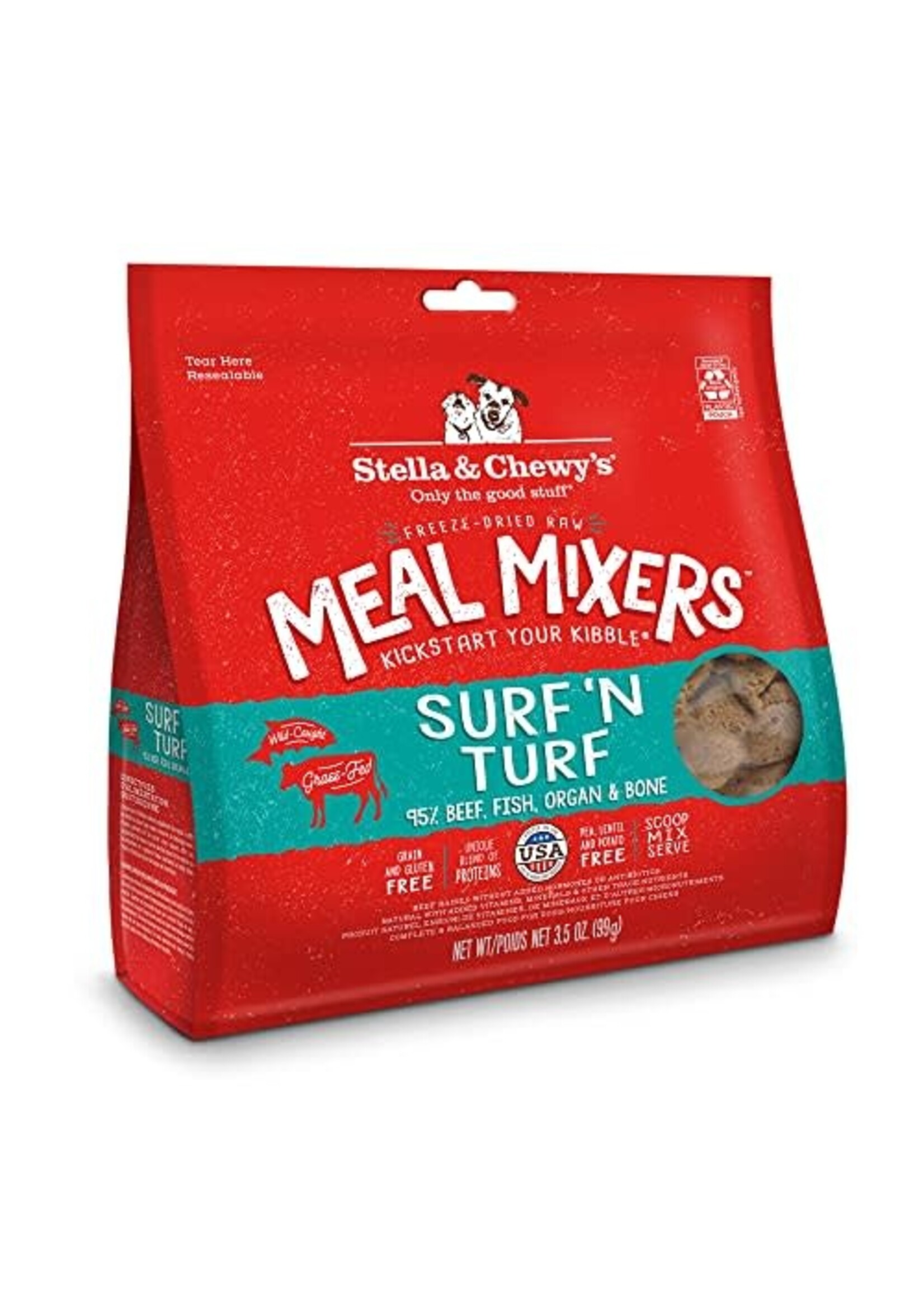 Stella & Chewy's Stella & Chewy's Dog Freeze Dried Surf & Turf Meal Mixers - 3.5 oz