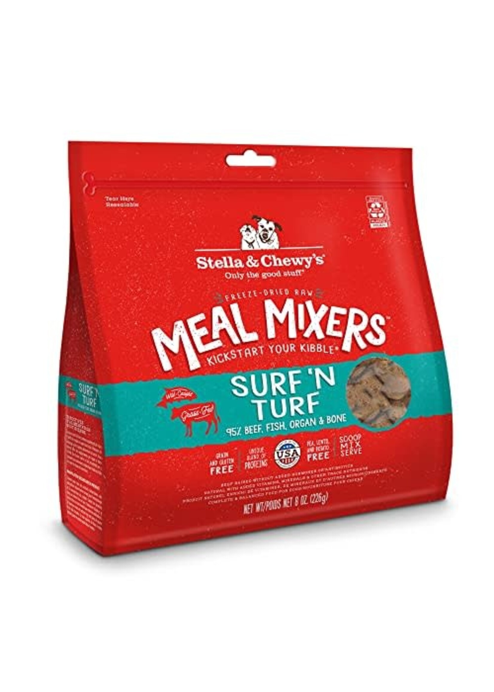 Stella & Chewy's Stella & Chewy's Dog Freeze Dried Surf & Turf Meal Mixers - 8 oz