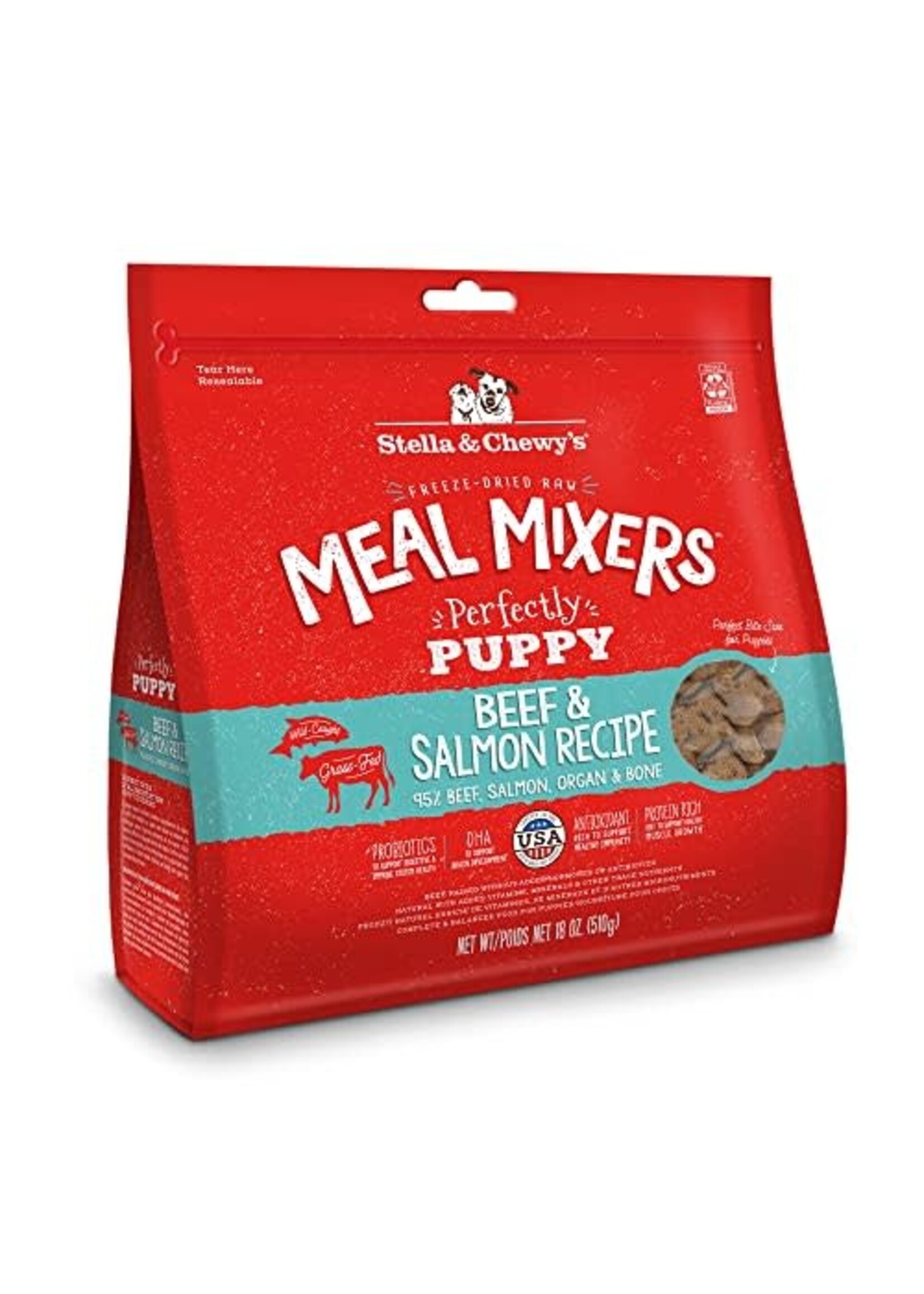 Stella & Chewy's Stella & Chewy's Freeze Dried Grain Free Raw Meal Mixers Puppy Beef & Salmon - 18 oz