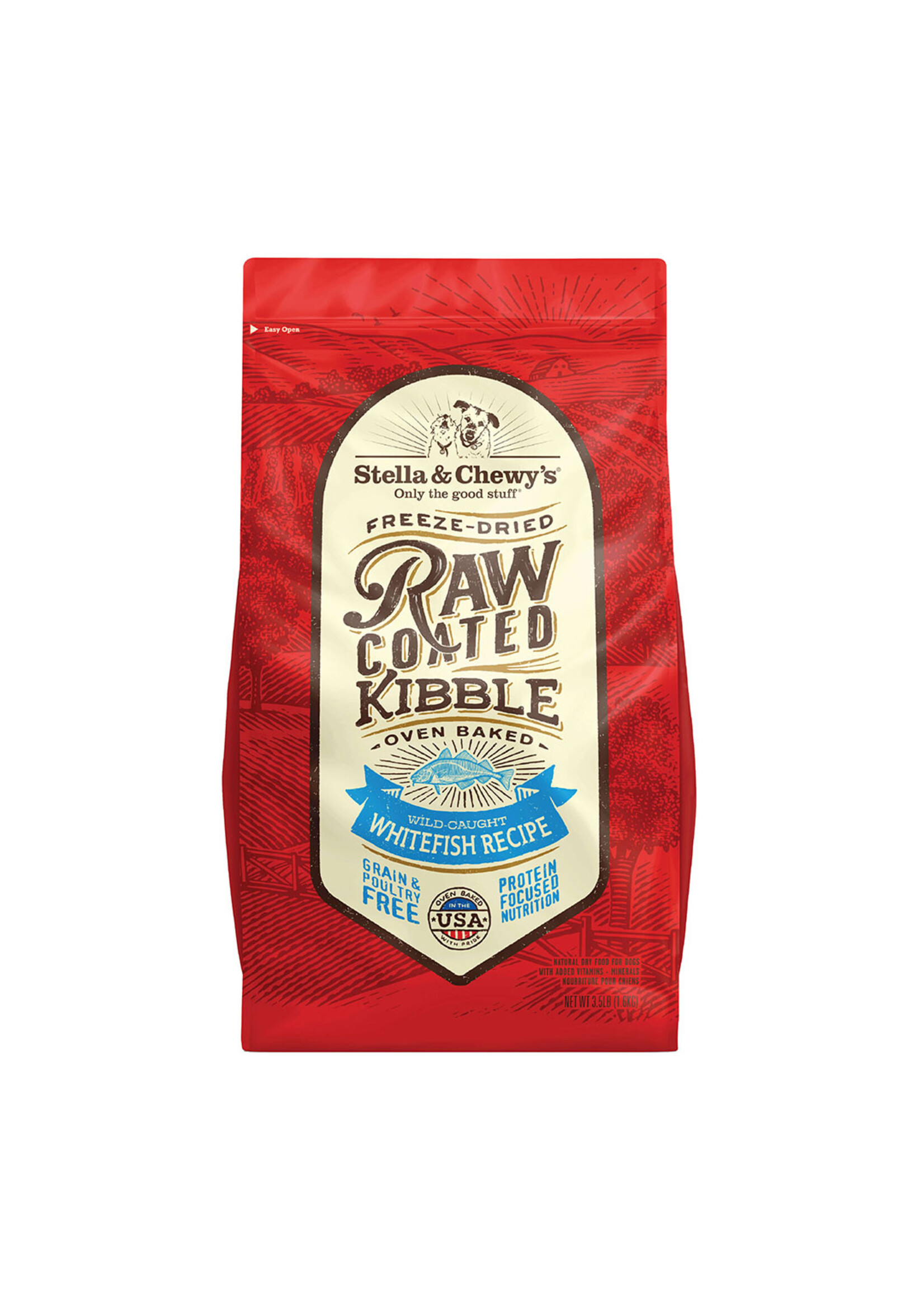 Stella & Chewy's Stella & Chewy's Raw Coated Grain-Free Wild-Caught Whitefish Dog Food - 22 lb