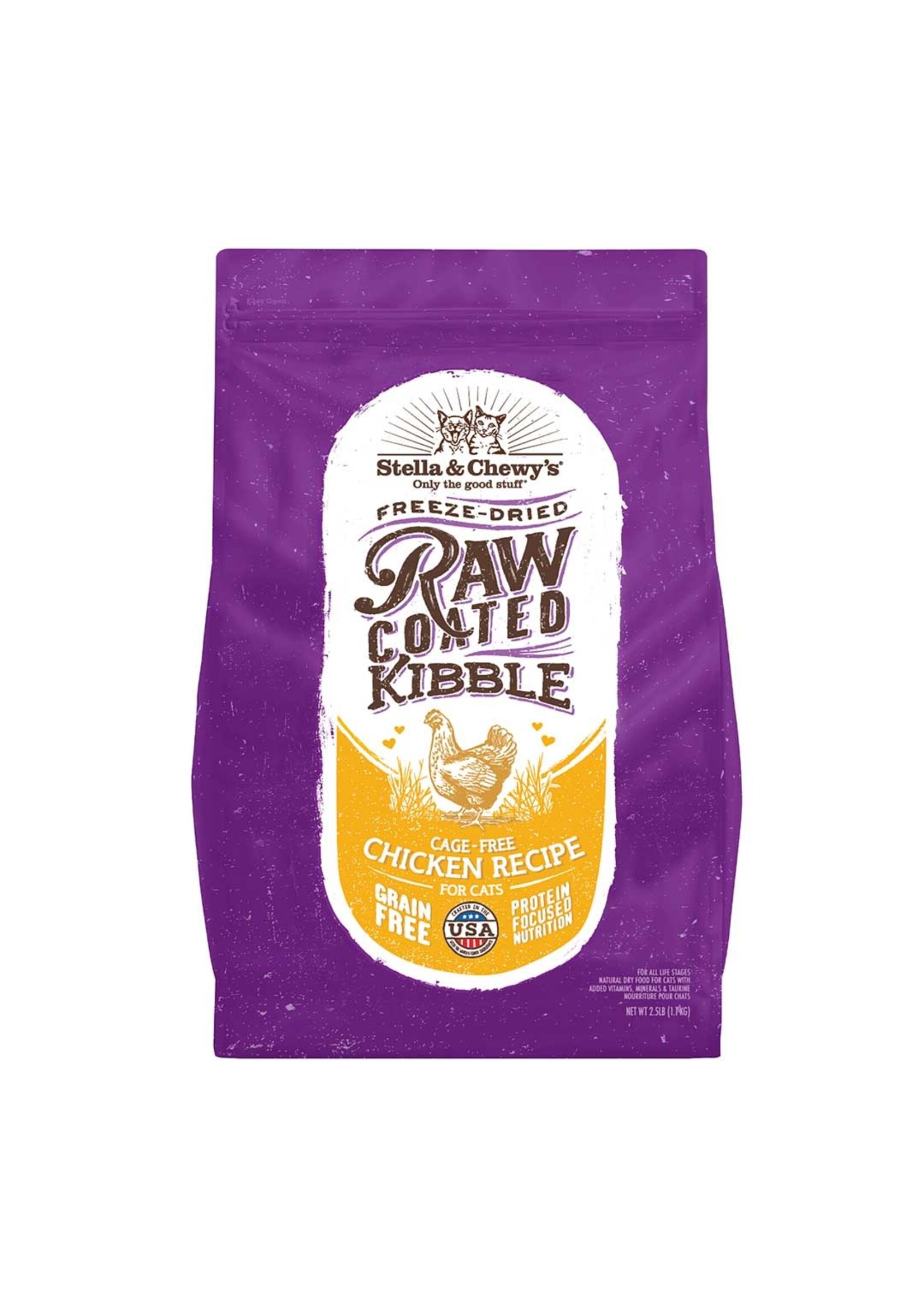Stella & Chewy's Stella & Chewy's Raw Coated Grain Free Cage-Free Chicken Dry Cat Food - 10 lb