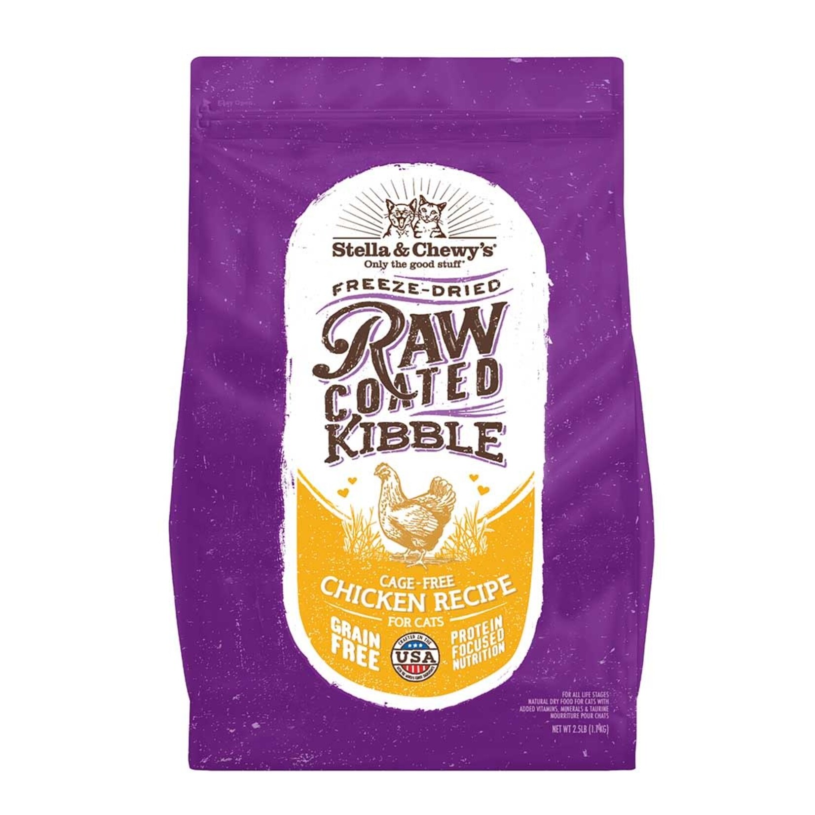 Stella & Chewy's Stella & Chewy's Raw Coated Grain Free Cage-Free Chicken Dry Cat Food - 5 lb