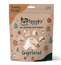 Spunky Pup Spunky Pup Gingerbread Crunchy Biscuits Dog Treats - 10 oz