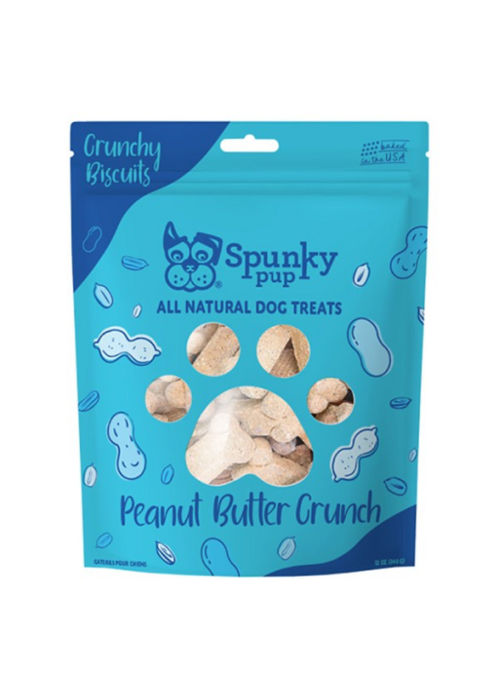 Spunky Pup Spunky Pup Peanut Butter Crunchy Biscuits Dog Treats - 10 oz