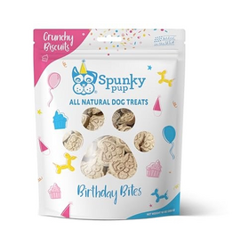 Spunky Pup Spunky Pup Birthday Bites Crunchy Biscuits Dog Treats - 10 oz