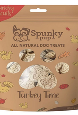 Spunky Pup Spunky Pup Turkey Time Crunchy Biscuits Dog Treats - 10 oz