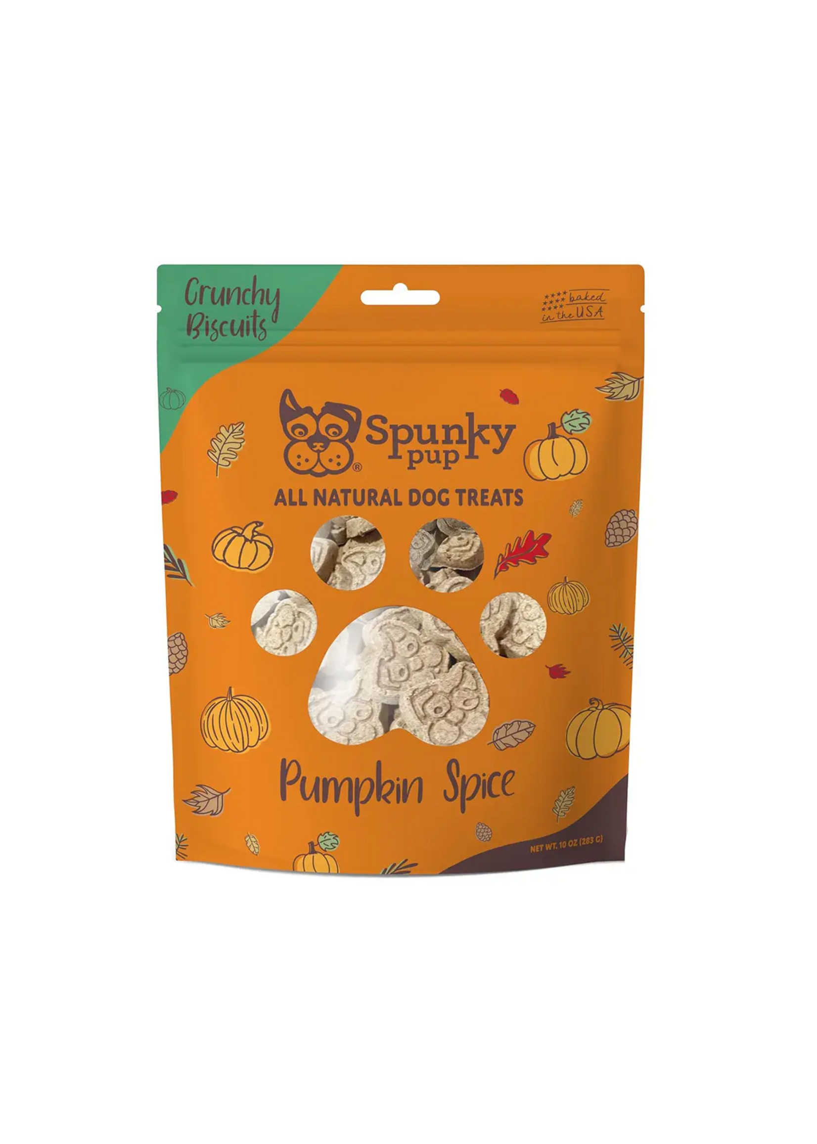 Spunky Pup Spunky Pup Pumpkin Spice Crunchy Biscuits Dog Treats - 12 oz