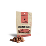 Vital Essentials Vital Essentials Freeze-Dried Raw Chicken Hearts Cat Treats - 0.8 oz