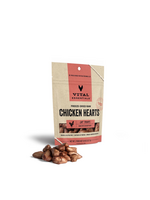 Vital Essentials Vital Essentials Freeze-Dried Chicken Hearts Cat Treats - 0.8 oz