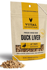 Vital Essentials Vital Essentials Freeze-Dried Duck Liver Cat Treats - .9 oz