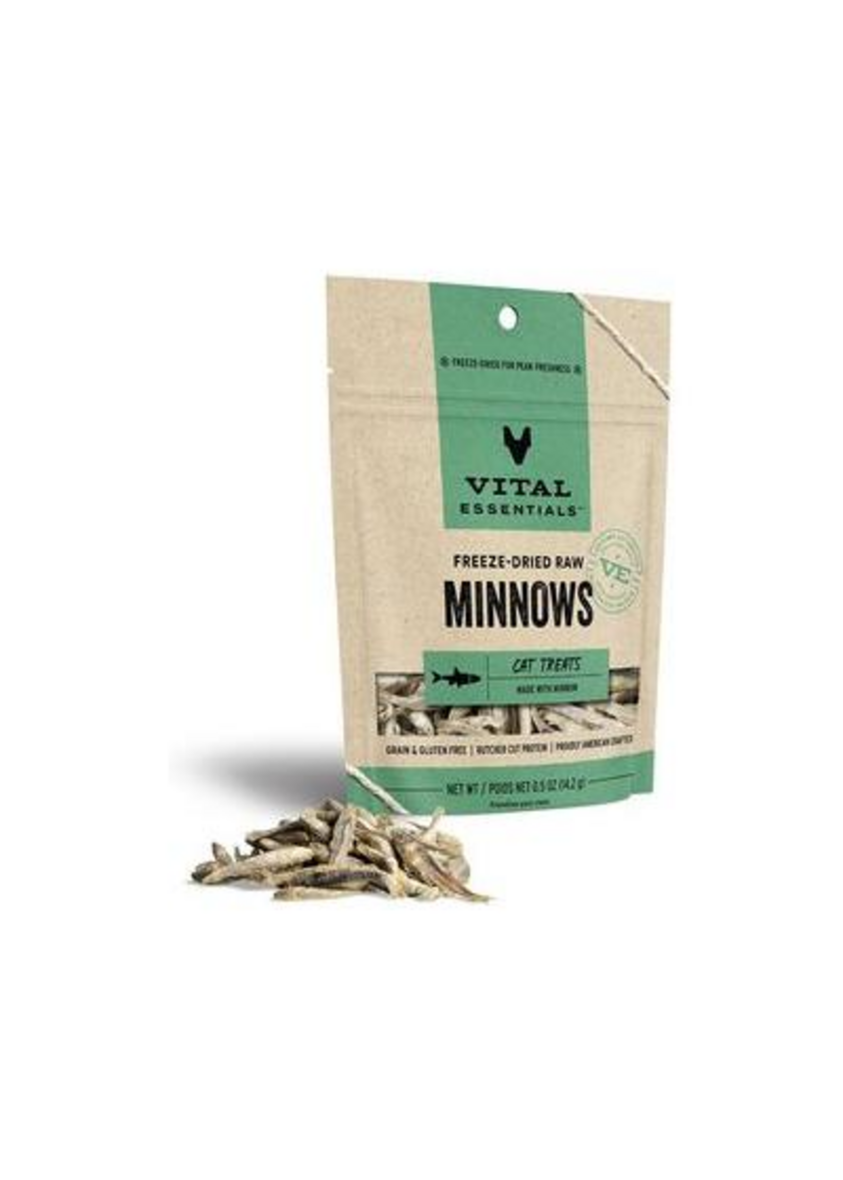 Vital Essentials Vital Essentials Freeze-Dried Minnows Cat Treats - 0.5 oz