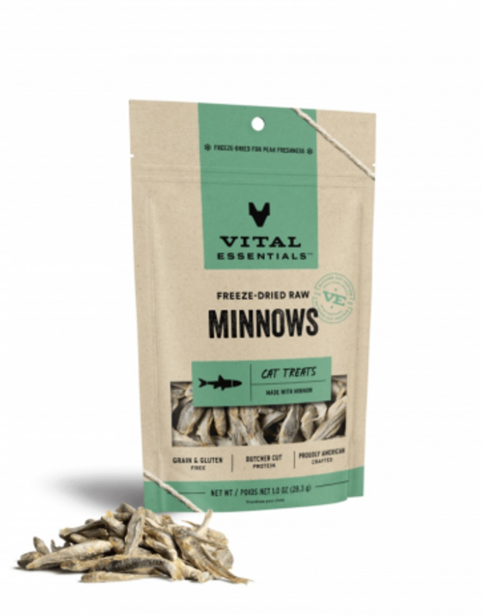 Vital Essentials Vital Essentials Freeze-Dried Minnows Cat Treats - 1 oz