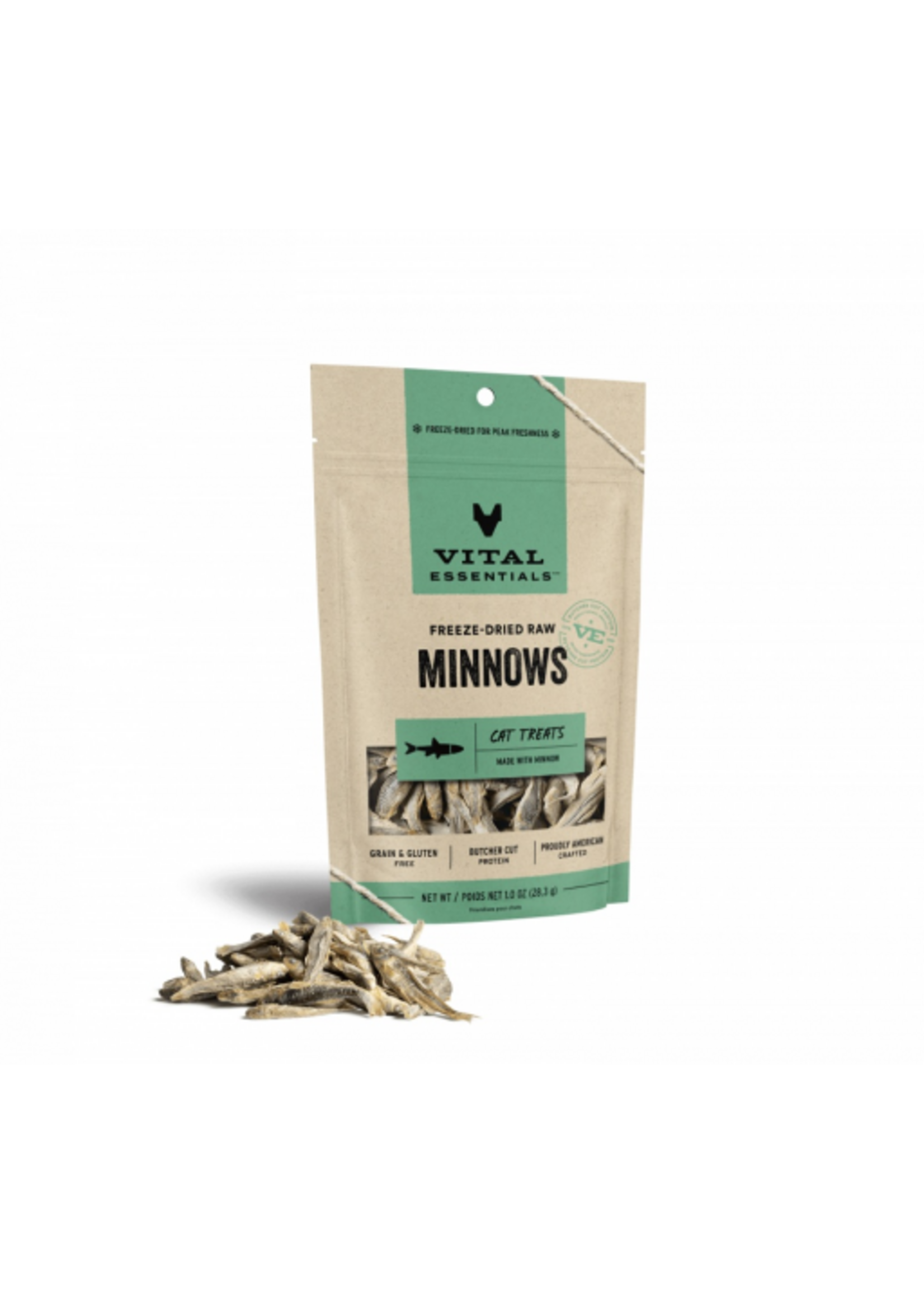 Vital Essentials Vital Essentials Freeze-Dried Minnows Cat Treats - 1 oz
