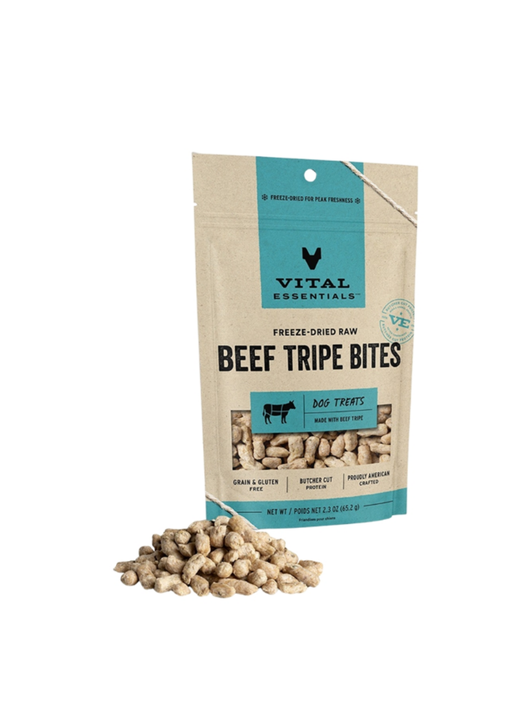 Vital Essentials Vital Essentials Freeze Dried Beef Tripe Dog Treats - 2.3 oz