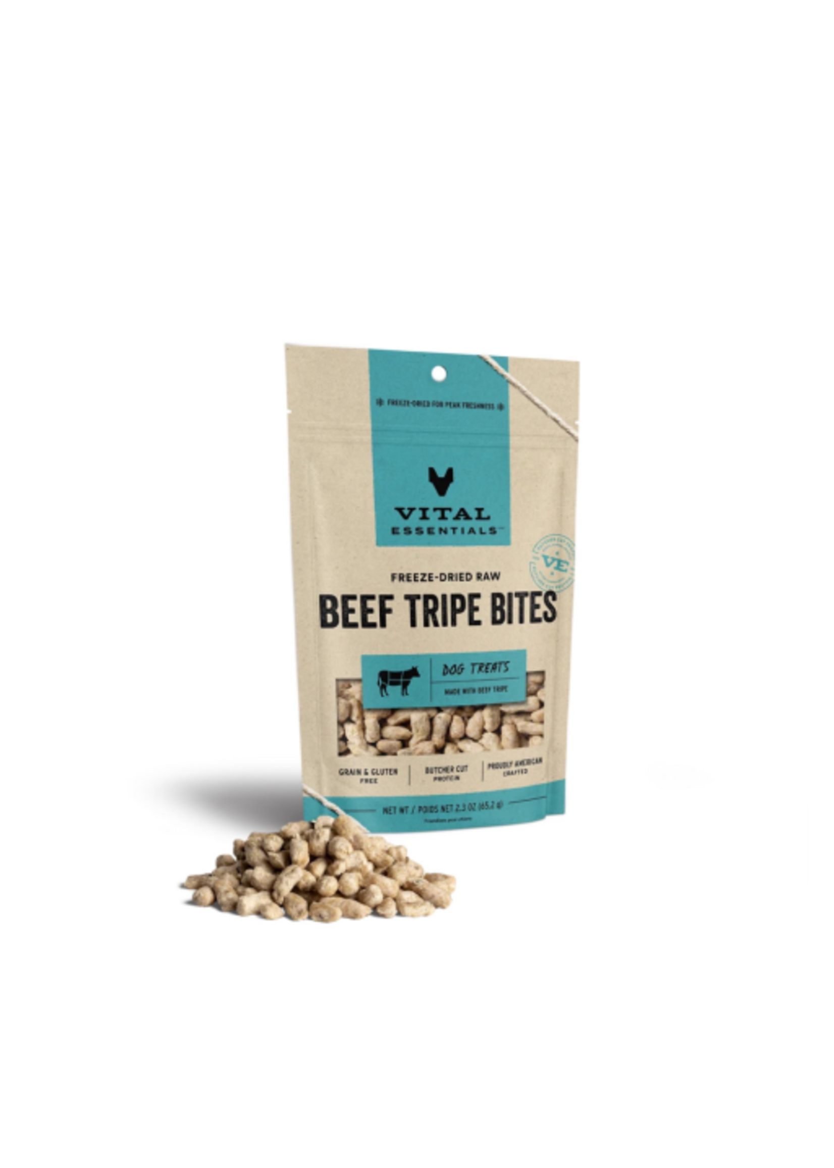 Vital Essentials Vital Essentials Freeze Dried Beef Tripe Dog Treats - 2.3 oz