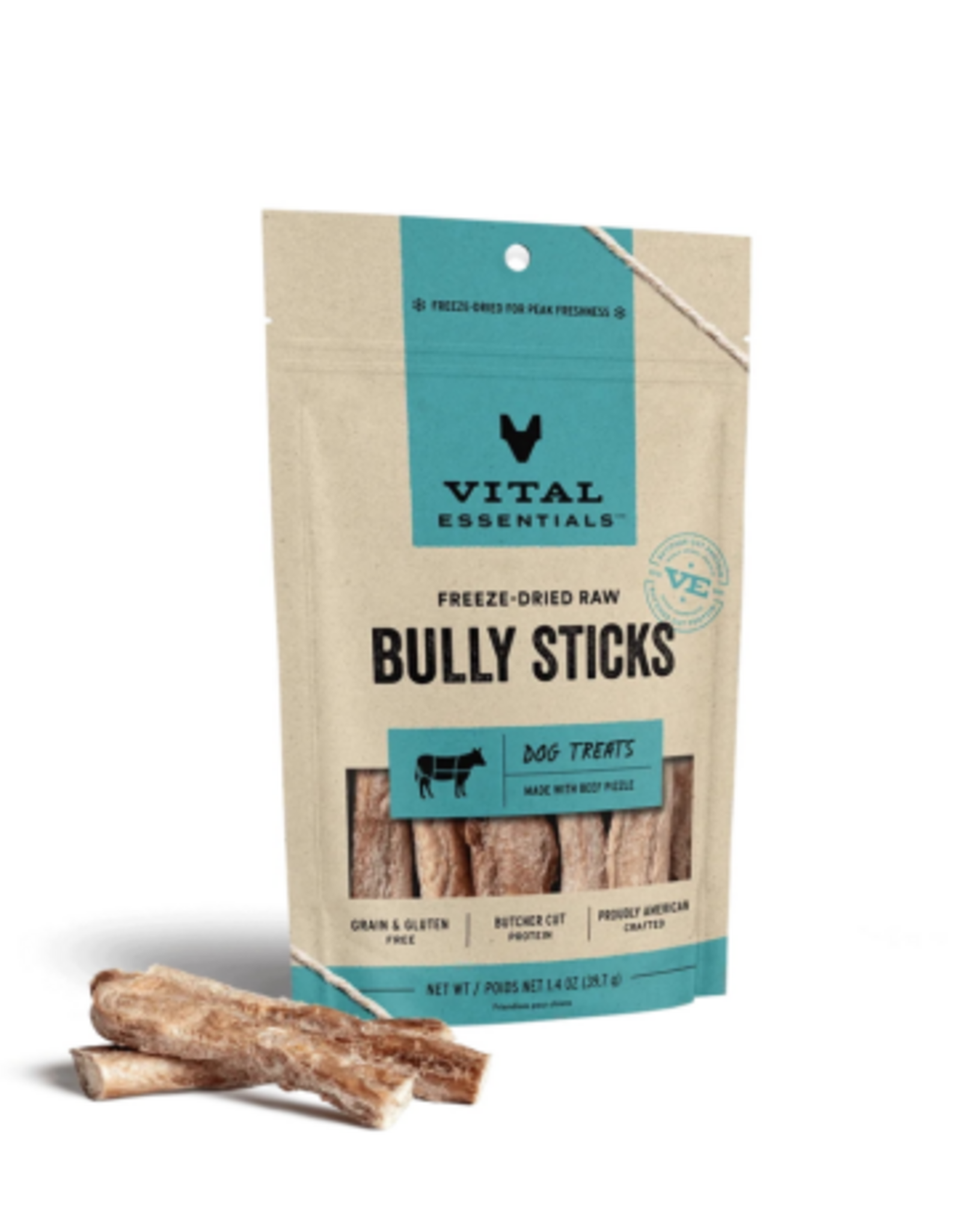Vital Essentials Vital Essentials Freeze Dried Bully Sticks Dog Treats - 1.4 oz