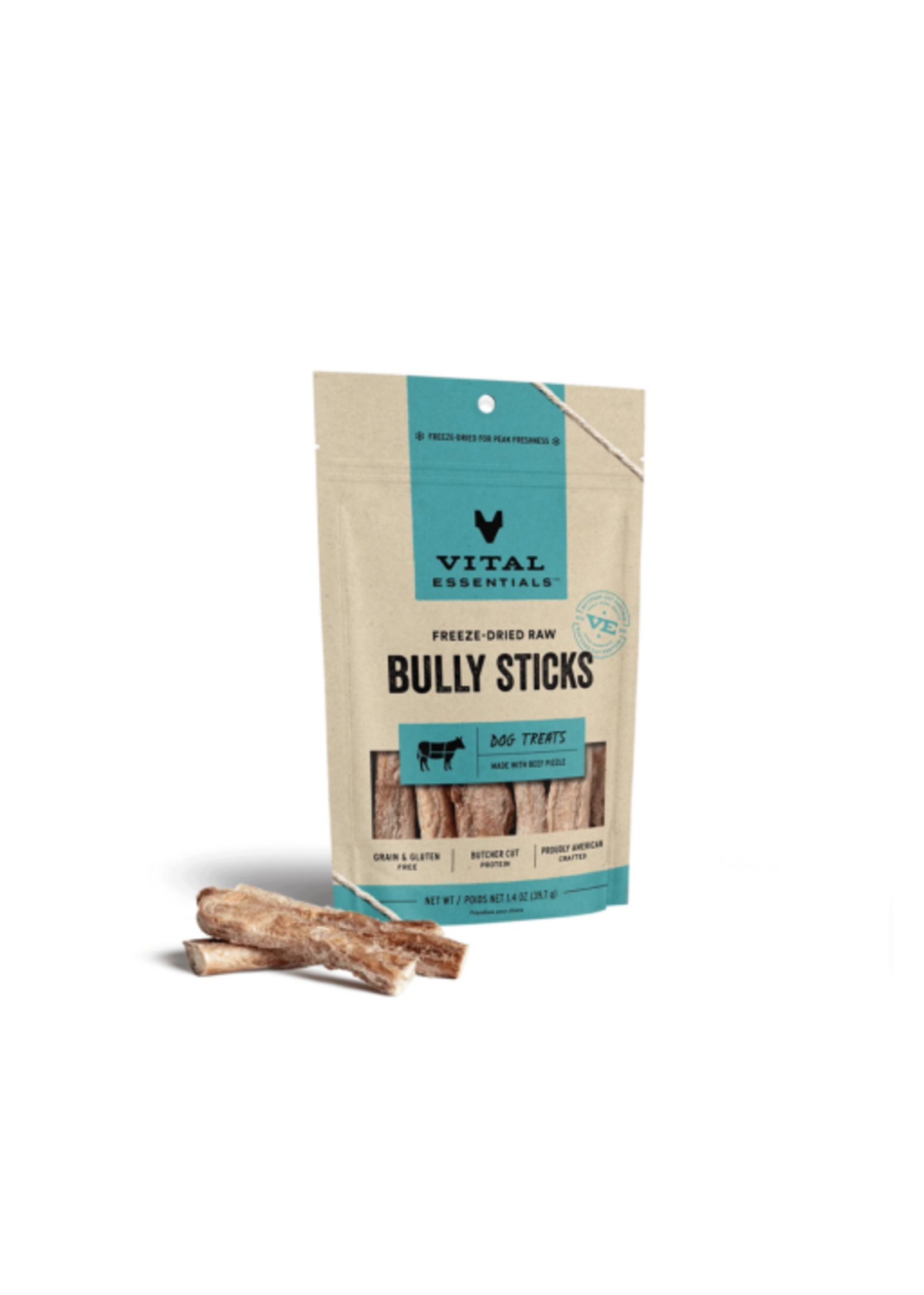 Vital Essentials Vital Essentials Freeze Dried Bully Sticks Dog Treats - 1.4 oz