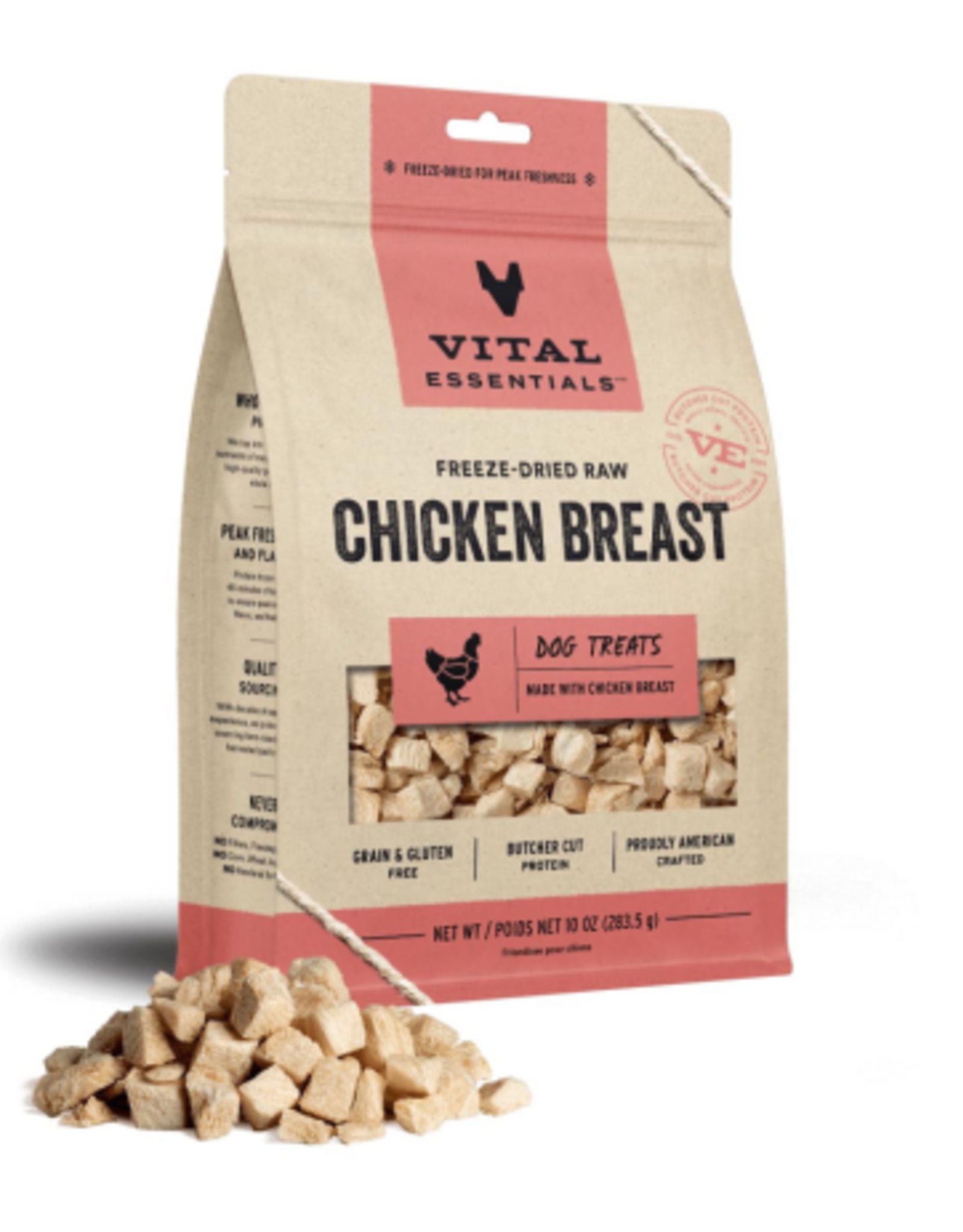 Vital Essentials Vital Essentials Freeze Dried Chicken Breast Dog Treats - 10 oz