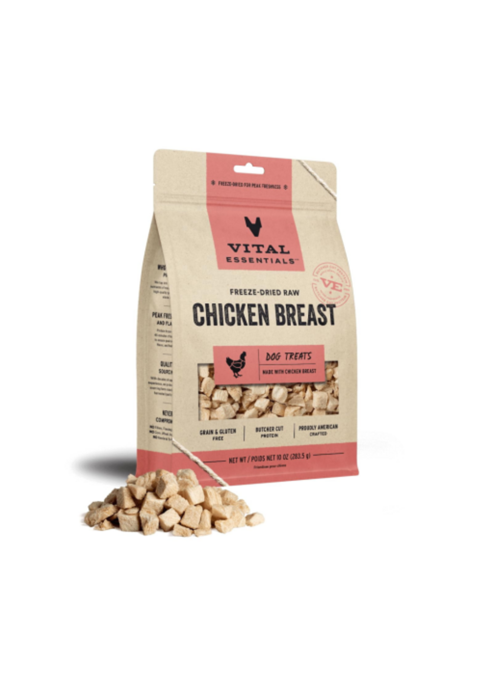 Vital Essentials Vital Essentials Freeze Dried Chicken Breast Dog Treats - 10 oz