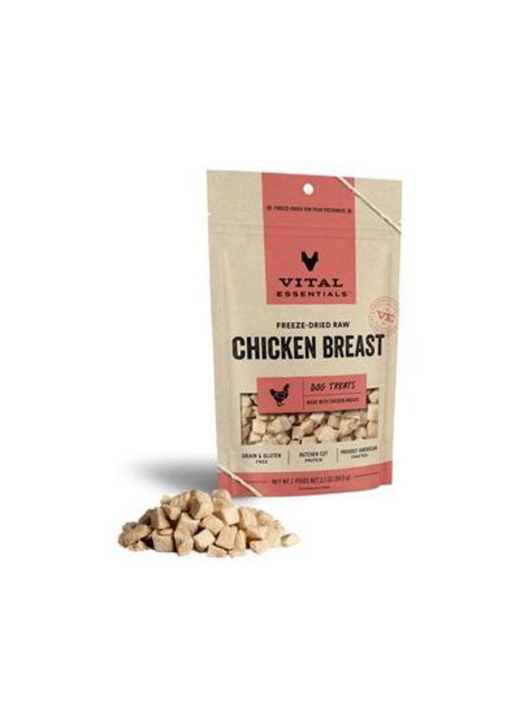 Vital Essentials Vital Essentials Freeze Dried Chicken Breast Dog Treats - 2.1 oz