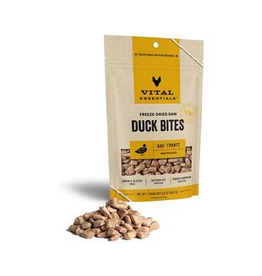 Vital Essentials Vital Essentials Freeze Dried Duck Bites Dog Treats - 2 oz