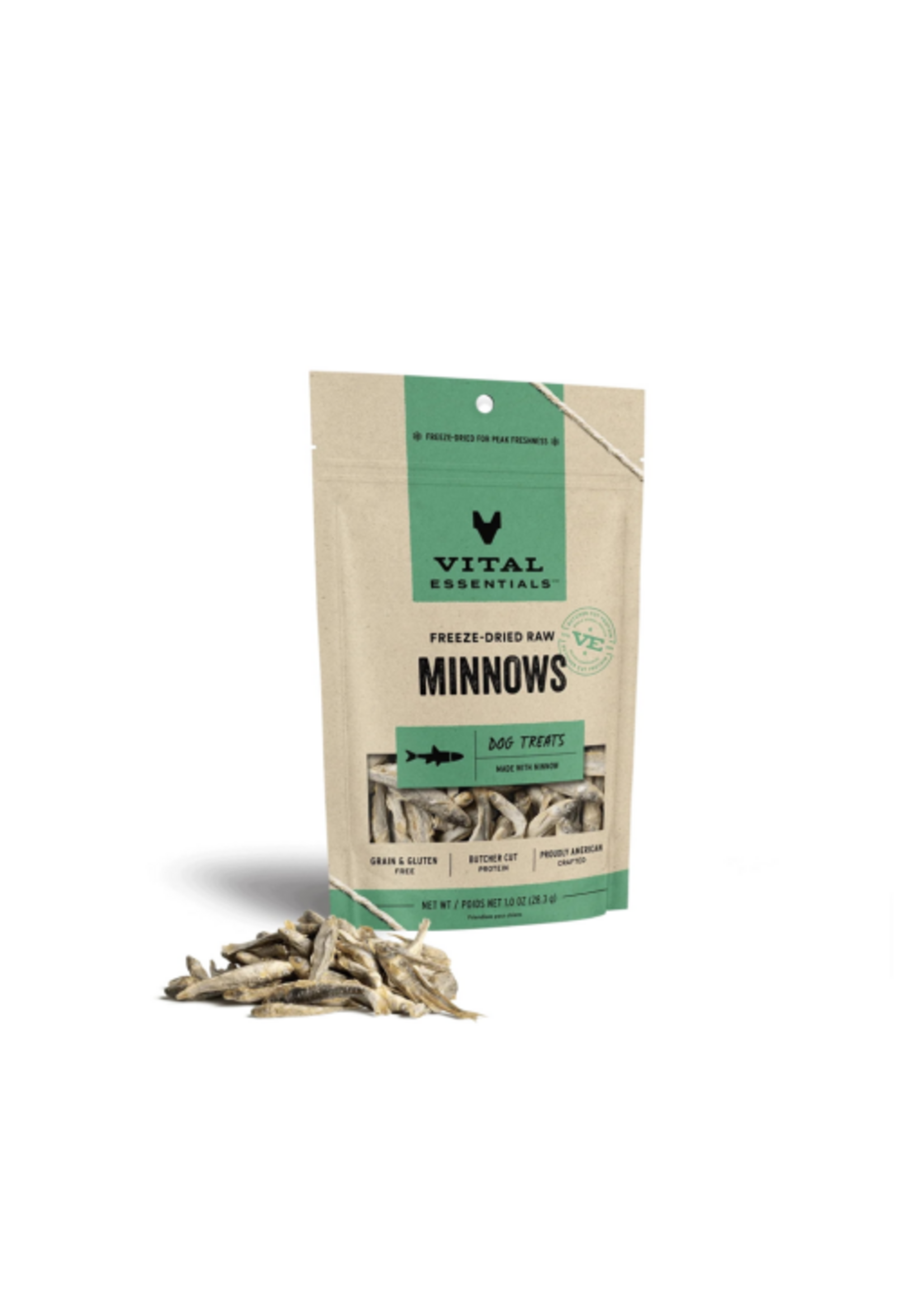 Vital Essentials Vital Essentials Freeze Dried Minnows Dog Treats - 1 oz