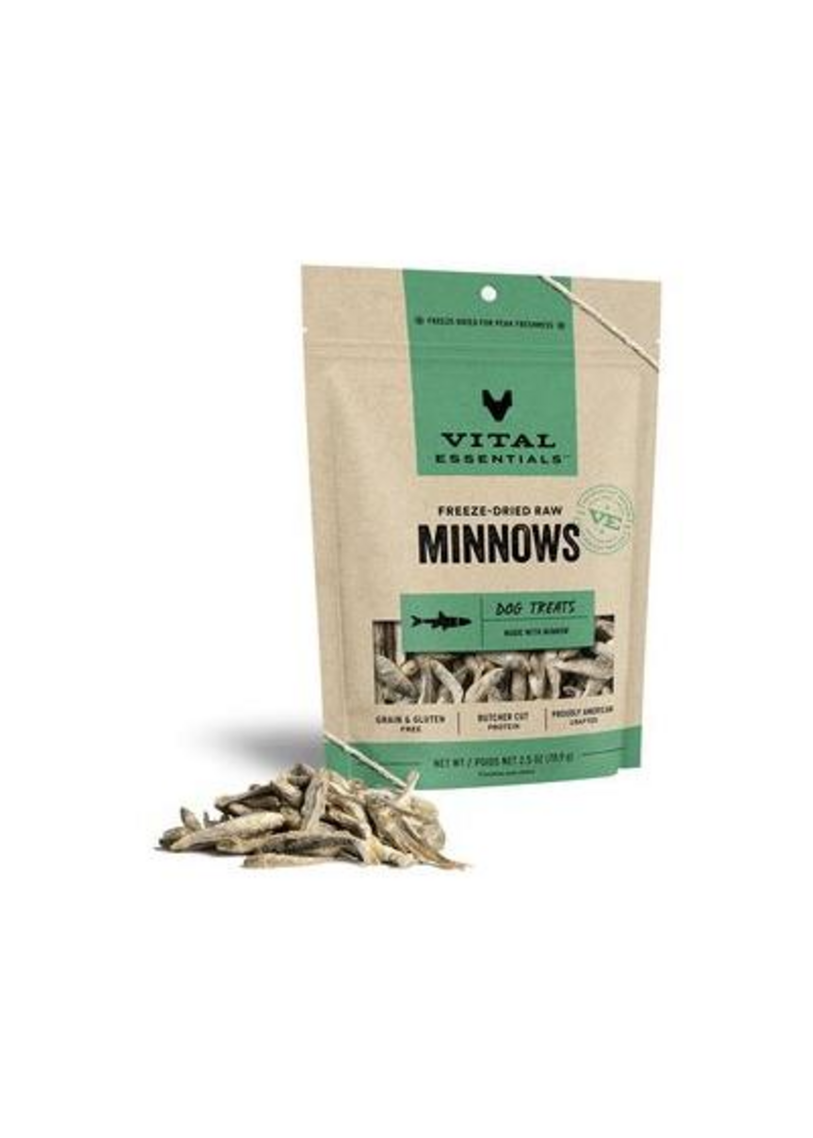 Vital Essentials Vital Essentials Freeze Dried Minnows Dog Treats - 2.5 oz