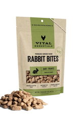Vital Essentials Vital Essentials Freeze Dried Rabbit Bites Dog Treats - 5 oz