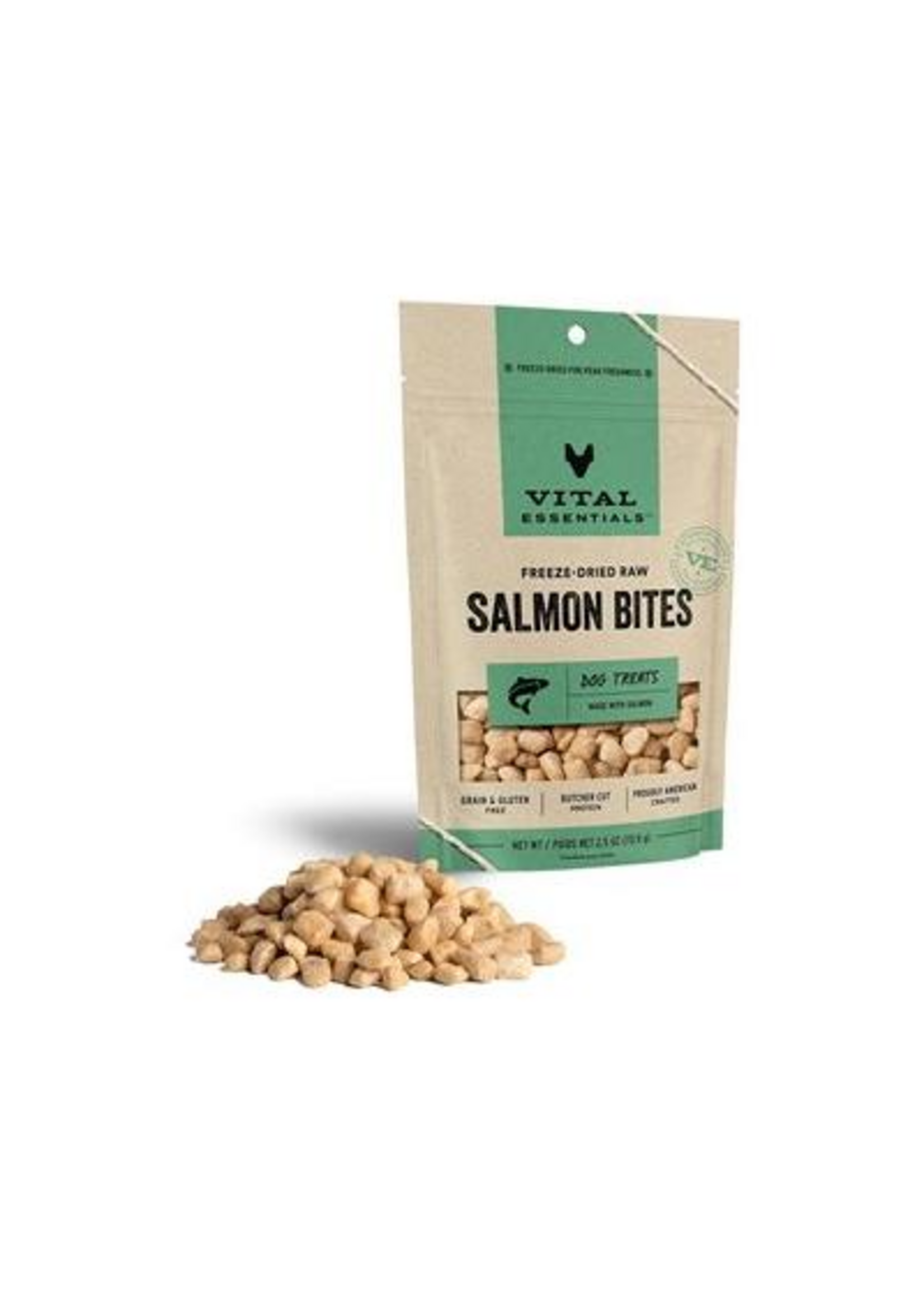 Vital Essentials Vital Essentials Freeze Dried Salmon Bites Dog Treats - 2.5 oz